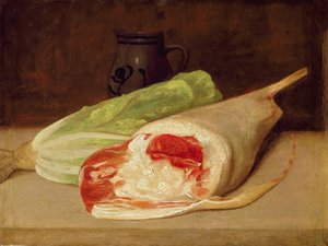 Still Life of a Leg of Lamb